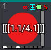 Example showing the infinite icon on presets.