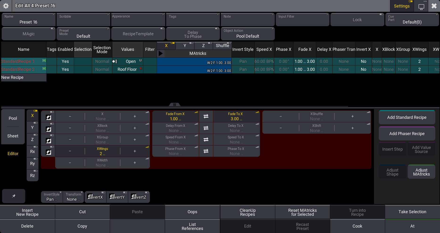 Image of the example editor.